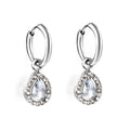 Zirconia Teardrop Earrings