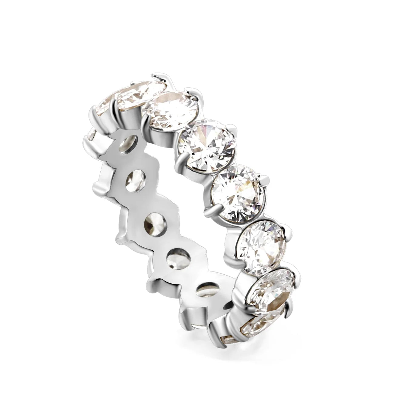 Full Zirconia Crystal Ring